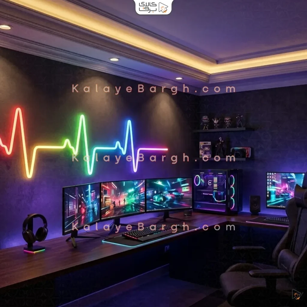 گیره نصب نئون rgb