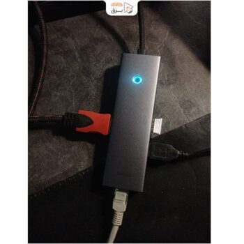 هاب 6 پورت USB-C باسئوس مدل UltraJoy Clarity New