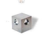 چراغ دکوراتیو چهارطرفه مکعب با لنز محدب زمردنور اسپرلوس