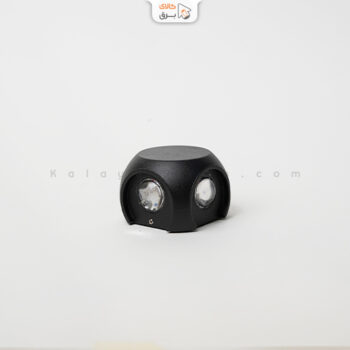 چراغ دکوراتیو چهارطرفه مکعب 10 وات ضدآب زمرد نور اسپرلوس