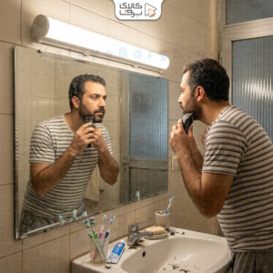 نصب شده چراغ بالا آینه هومان پارس شعاع